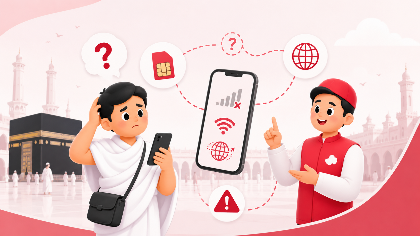 Mengapa Jamaah Umroh Sering Bingung Mengaktifkan Roaming?