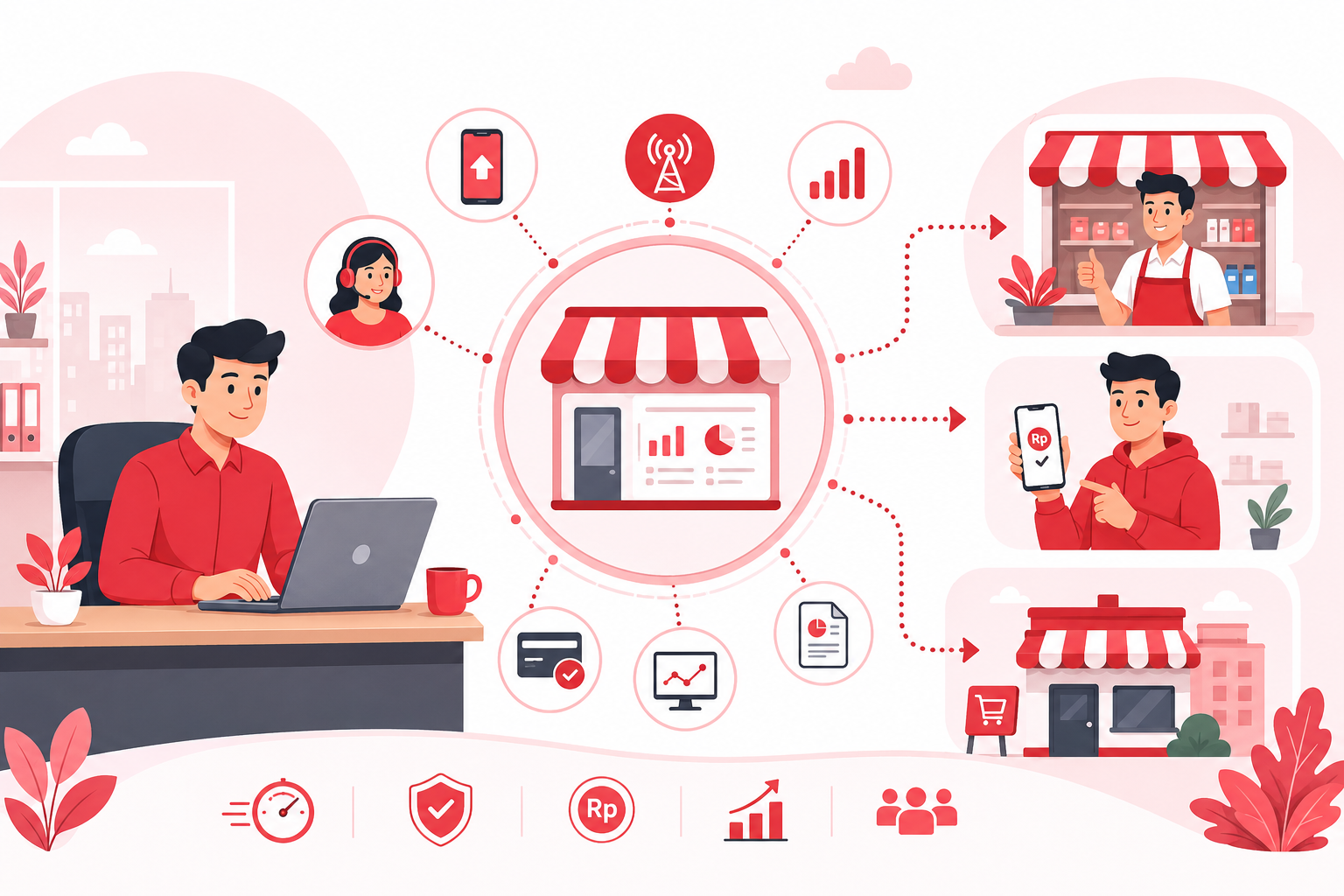 Vendor Pulsa B2B: Pengertian, Manfaat, dan Cara Kerjanya