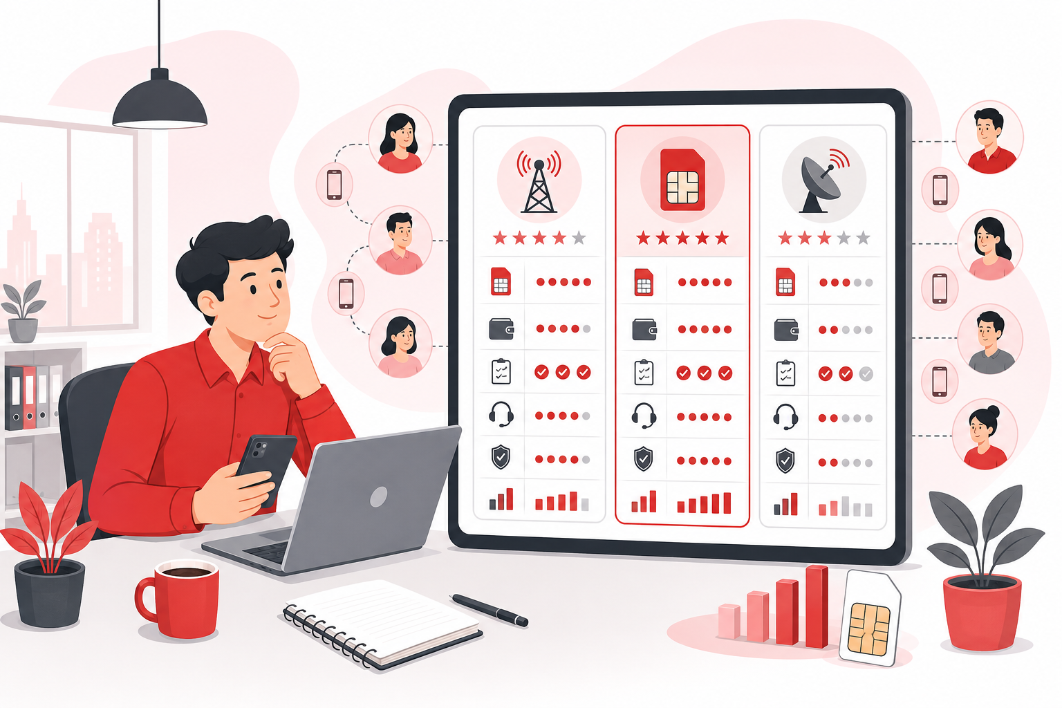 Cara Membandingkan Penyedia Pulsa Corporate untuk Kebutuhan Banyak Nomor