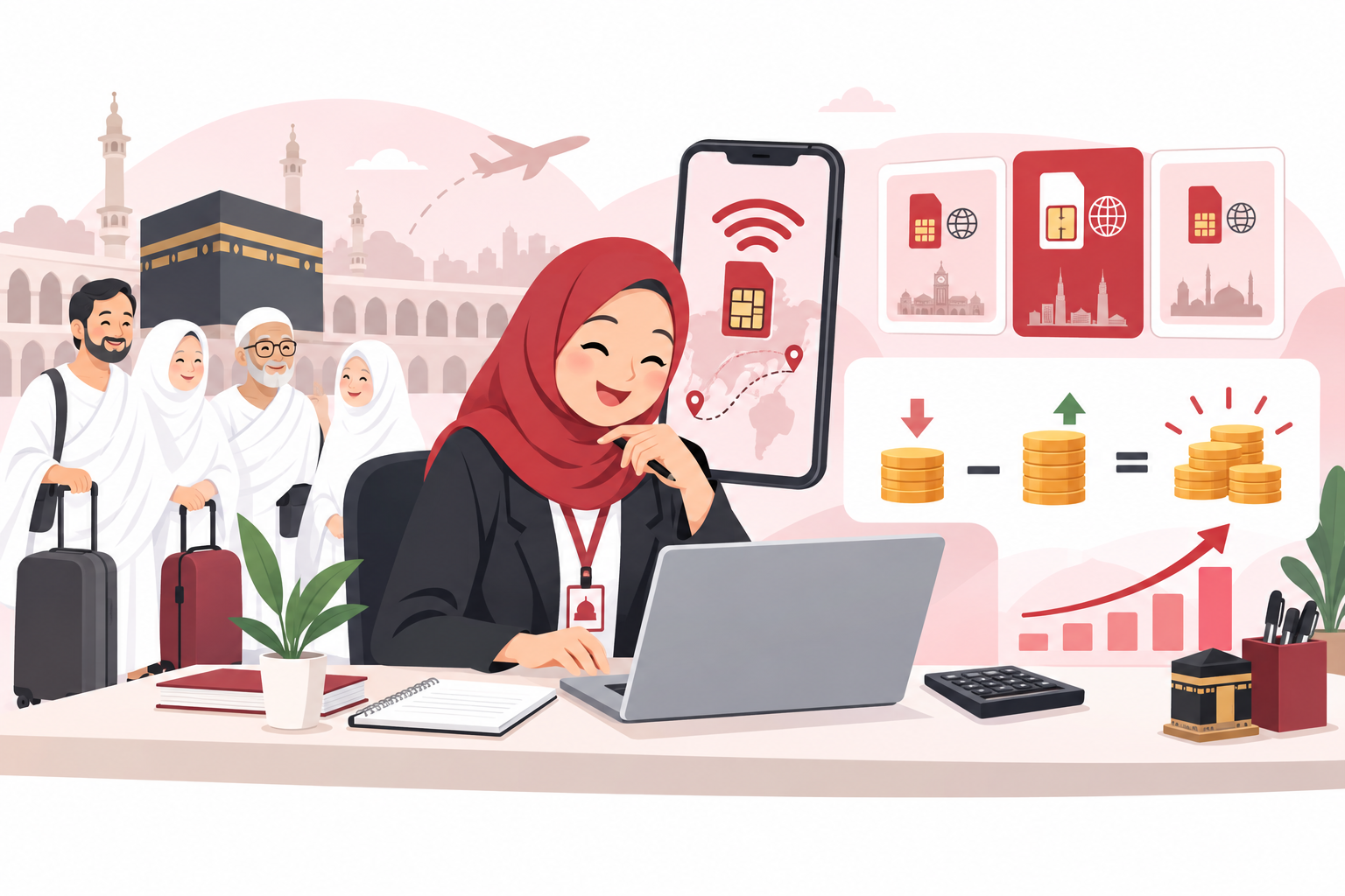 Cara Menghitung Margin Penjualan Paket Roaming untuk Biro Umroh