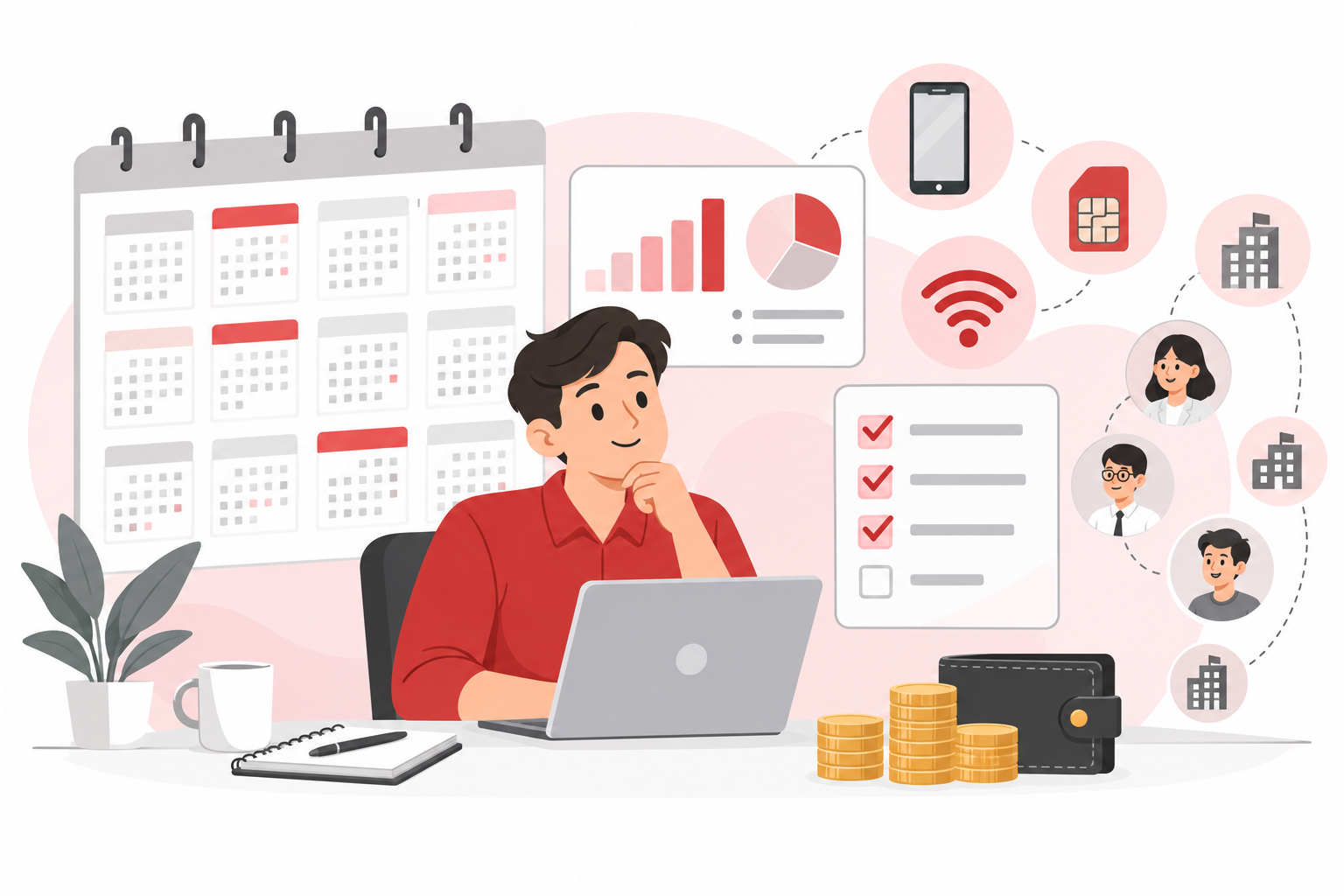 Cara Menyusun Anggaran Telekomunikasi Perusahaan untuk Satu Tahun