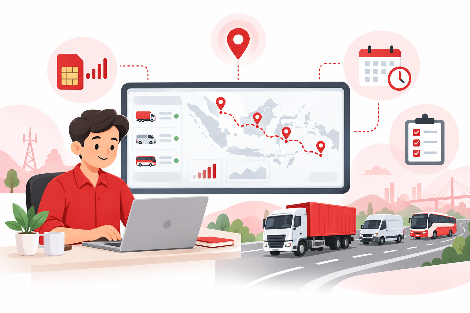 Paket Data GPS untuk Armada Lintas Provinsi, Apa yang Perlu Disiapkan?
